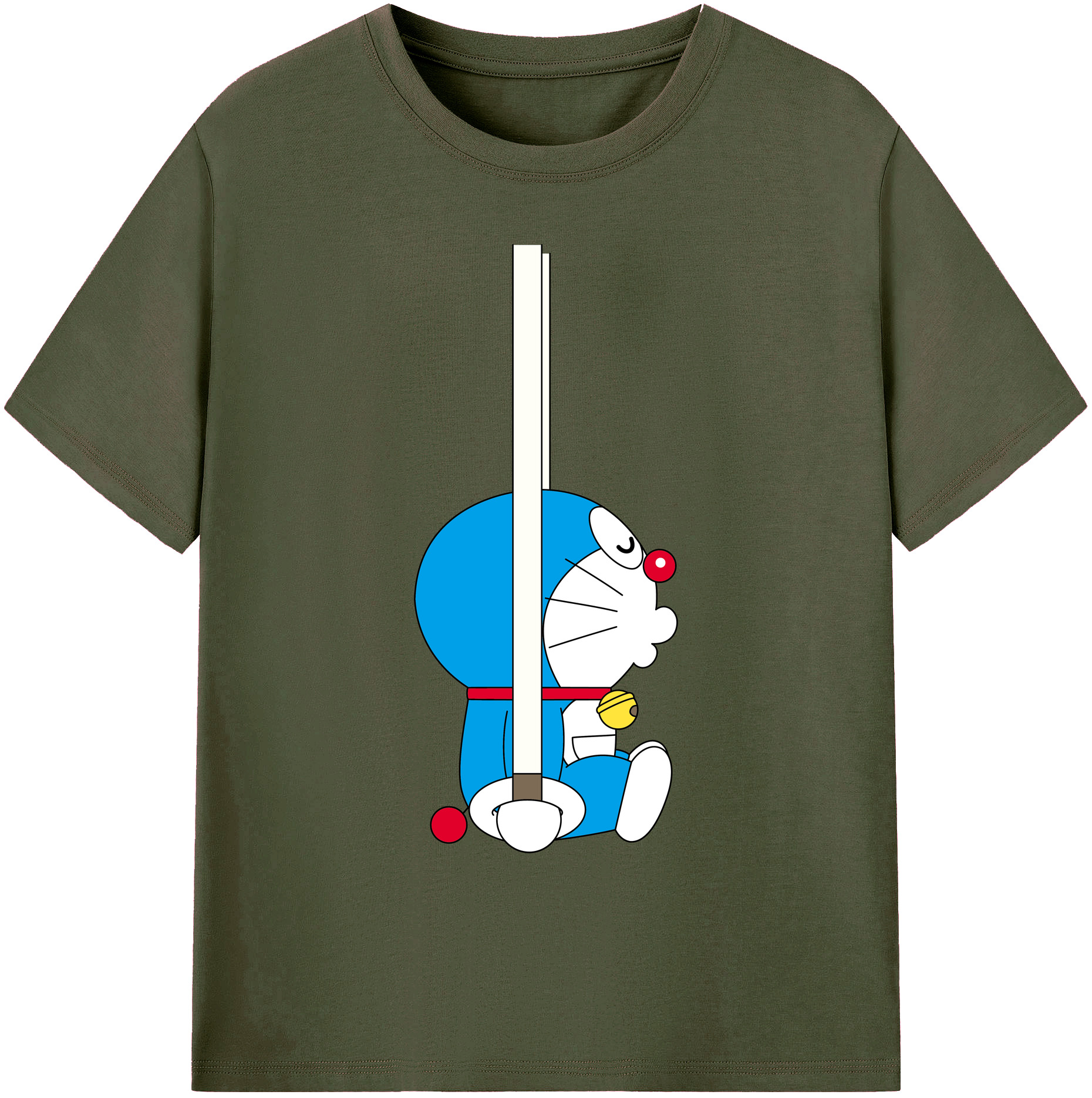 （画像用） ドラえもん Doraemon 綿100％ メンズ半袖Tシャツ｜肌触りやわらか＆通気性